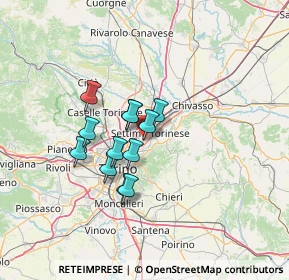 Mappa Strada S. Giorgio, 10136 Settimo Torinese TO (9.61917)