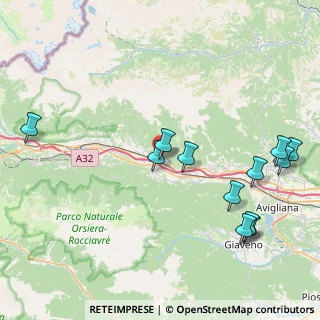 Mappa Via Florio Benvenuto, 10050 Borgone Susa TO, Italia (9.67917)