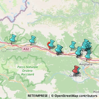 Mappa Via Florio Benvenuto, 10050 Borgone Susa TO, Italia (9.6755)