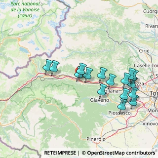 Mappa Via Florio Benvenuto, 10050 Borgone Susa TO, Italia (15.645)