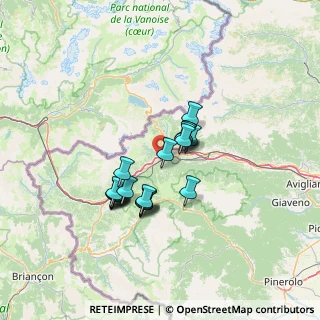 Mappa Via Torino, 10050 Chiomonte TO, Italia (10.6075)