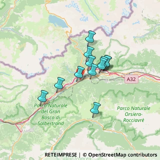 Mappa Via Torino, 10050 Chiomonte TO, Italia (5.13)
