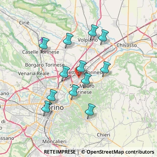 Mappa Via S. Giusto, 10036 Settimo Torinese TO, Italia (6.72917)