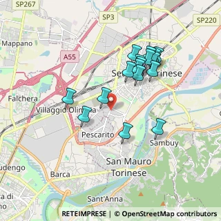 Mappa Via S. Giusto, 10036 Settimo Torinese TO, Italia (1.69706)