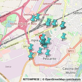 Mappa Via P. L. Nervi, 10036 Settimo Torinese TO, Italia (0.789)