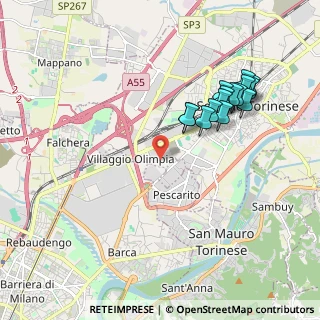 Mappa Via P. L. Nervi, 10036 Settimo Torinese TO, Italia (1.97533)