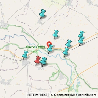 Mappa Via Stazione, 46010 Marcaria MN, Italia (3.85667)