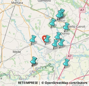 Mappa SP 19, 27032 Ferrera Erbognone PV, Italia (7.04154)