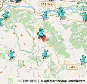 Mappa SP458, 10020 Casalborgone TO, Italia (6.2285)