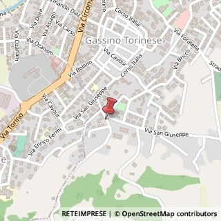 Mappa Strada San Tommaso, 2, 10090 Gassino Torinese, Torino (Piemonte)