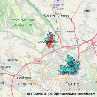 Mappa Via C. Pavese, 10078 Venaria Reale TO, Italia (4.3525)