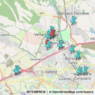 Mappa Via C. Pavese, 10078 Venaria Reale TO, Italia (2.11)