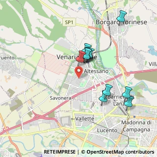 Mappa Via C. Pavese, 10078 Venaria Reale TO, Italia (1.71182)