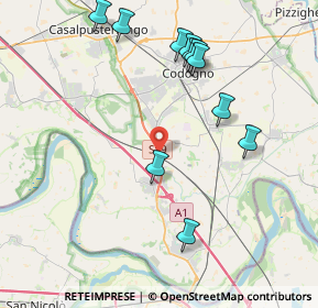 Mappa Strada Statale 9 Via Emilia, 26861 Fombio LO, Italia (4.33182)