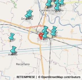 Mappa Via Po, 26034 Piadena CR, Italia (2.47333)