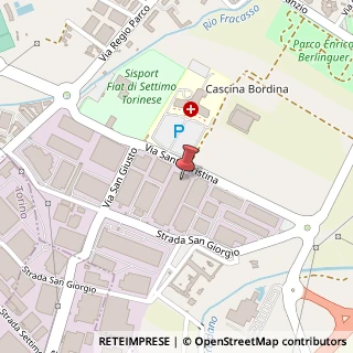 Mappa Via Santa Cristina, 5, 10036 Settimo Torinese, Torino (Piemonte)