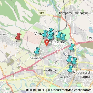 Mappa Via Gaetano Salvemini, 10078 Venaria Reale TO, Italia (1.71833)