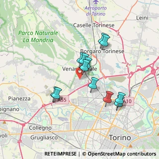 Mappa Via Gaetano Salvemini, 10078 Venaria Reale TO, Italia (2.99333)