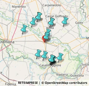 Mappa Via Aldo Moro, 26034 Piadena CR, Italia (12.89421)