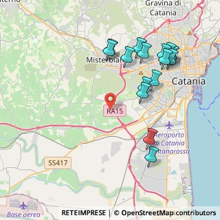 Mappa C.C. Centro Sicilia, 95045 Misterbianco CT, Italia (4.99063)
