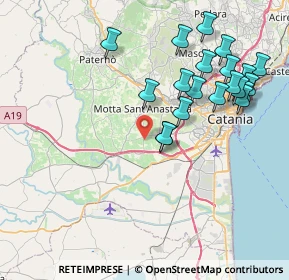 Mappa Strada Policara, 95040 Motta Sant'Anastasia CT, Italia (9.56)