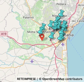 Mappa Strada Policara, 95040 Motta Sant'Anastasia CT, Italia (7.323)