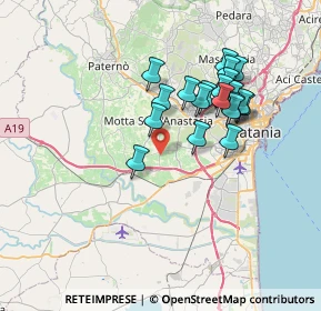 Mappa Strada Policara, 95040 Motta Sant'Anastasia CT, Italia (7.072)