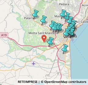 Mappa Strada Policara, 95040 Motta Sant'Anastasia CT, Italia (9.092)