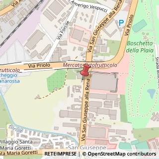 Mappa Via San Giuseppe Alla Rena, 82/A, 95121 Catania, Catania (Sicilia)