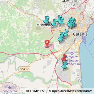Mappa Contrada Cubba Tenutella Unit, 95045 Misterbianco CT, Italia (4.99063)