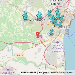 Mappa Località La Tenutella, 95045 Misterbianco CT, Italia (5.53692)