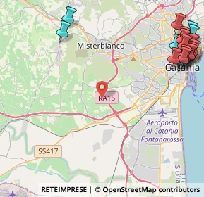 Mappa Tenutella Centro commerciale Sicilia a, 95045 Misterbianco CT, Italia (7.5495)