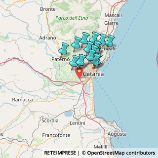 Mappa Centro Commerciale Centro Sicilia Misterbianco S.P. 54 Contrada Cubba, 95045 Misterbianco CT, Italia (11.46)