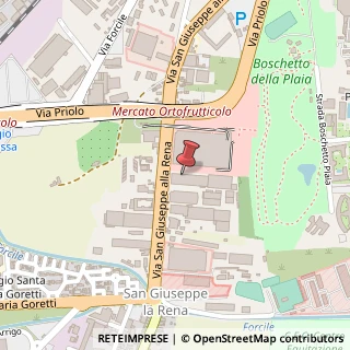 Mappa Via San Giuseppe Alla Rena, 69, 95121 Catania, Catania (Sicilia)