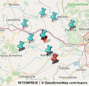 Mappa Via Cinquegrana, 95040 Castel di Iudica CT, Italia (14.6175)