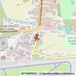 Mappa Via San Giuseppe Alla Rena, 124a, 95121 Catania, Catania (Sicilia)
