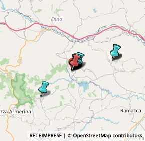 Mappa Via Camillo Benso Conte di Cavour, 95040 Raddusa CT, Italia (3.7435)