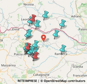 Mappa Via Camillo Benso Conte di Cavour, 95040 Raddusa CT, Italia (15.659)