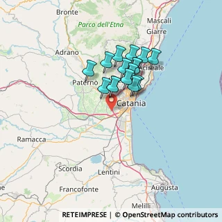 Mappa SP 54 - Località La, 95045 Misterbianco CT (11.55188)