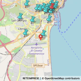 Mappa Via San Giuseppe la Rena, 95121 Catania CT, Italia (3.2615)