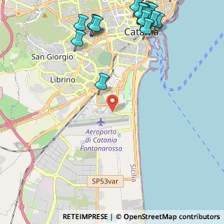 Mappa Via San Giuseppe la Rena, 95121 Catania CT, Italia (3.5905)