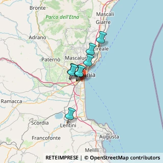 Mappa Via San Giuseppe la Rena, 95121 Catania CT, Italia (18.68727)