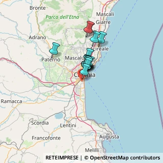Mappa Via San Giuseppe la Rena, 95121 Catania CT, Italia (9.79714)
