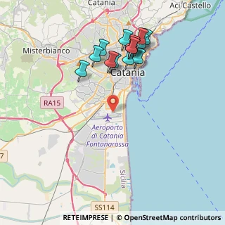 Mappa Via San Giuseppe la Rena, 95121 Catania CT, Italia (4.59357)