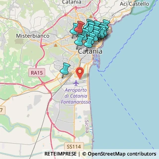 Mappa Via San Giuseppe la Rena, 95121 Catania CT, Italia (4.7845)