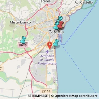 Mappa Via San Giuseppe la Rena, 95121 Catania CT, Italia (4.07182)