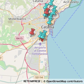 Mappa Via San Giuseppe la Rena, 95121 Catania CT, Italia (4.52846)