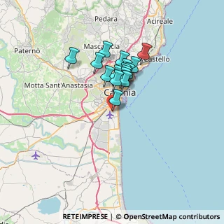Mappa Via San Giuseppe la Rena, 95121 Catania CT, Italia (5.59688)