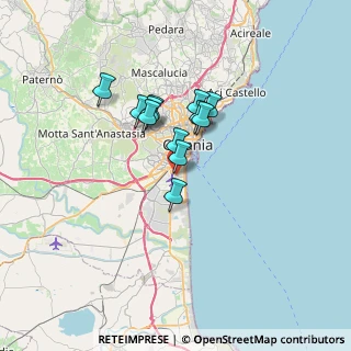 Mappa Via San Giuseppe la Rena, 95121 Catania CT, Italia (5.29667)