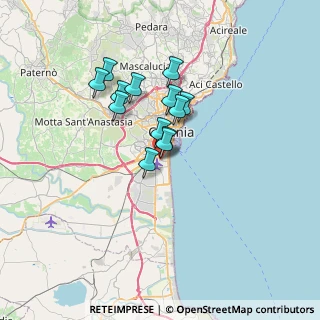Mappa Via San Giuseppe la Rena, 95121 Catania CT, Italia (5.60077)